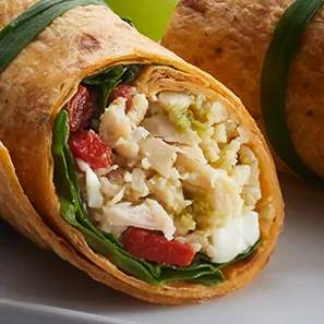 Mediterranean Chicken Wrap