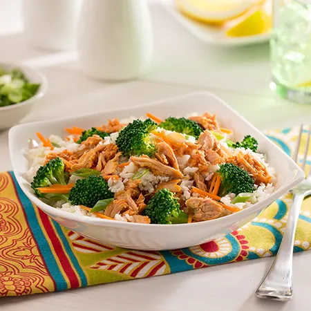 Broccoli Sriracha Tuna Bowl