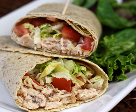 hungry-girl's-tuna-bacon-ranch-wrap