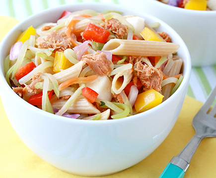 hungry-girl’s-sweet-&-spicy-tuna-pasta-salad
