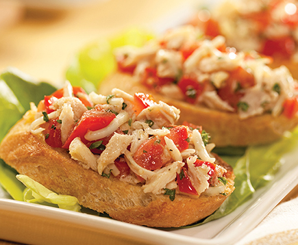 tomato-&-tuna-bruschetta