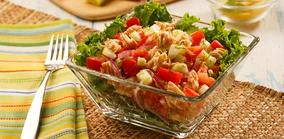 Salmon Vegetable Salad