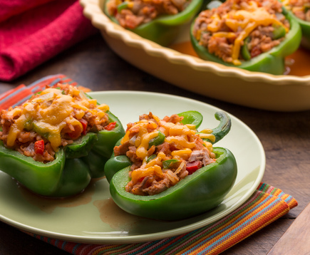 clamato®-and-tuna-stuffed-peppers