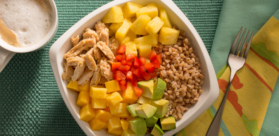 E.V.O.O. Pink Salmon Power Bowl