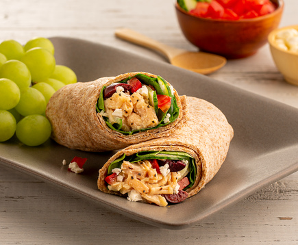 greek-chicken-wrap